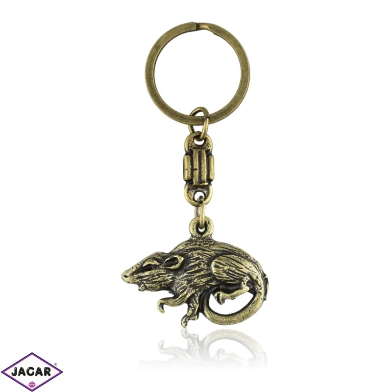 Brelok metalowy - chiński rok szczura - BM191 Brelok metalowy - chiński rok szczura - BM191