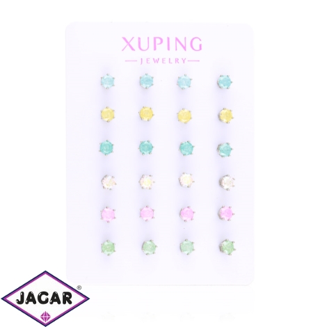 Kolczyki sztyfty mix kolorów 12par Xuping EAP32149