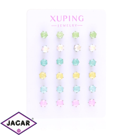 Kolczyki sztyfty mix kolorów 12par Xuping EAP32150