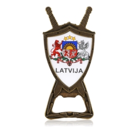 Magnes otwieracz herb LATVIJA ŁOTWA MM125