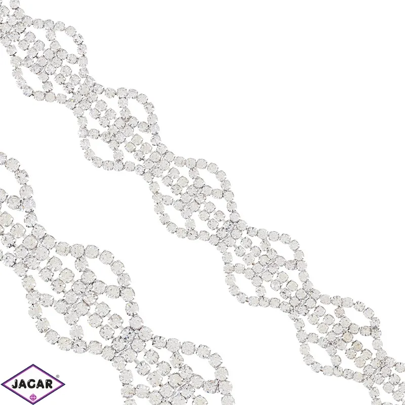 Bransoletka - silver crystals - BRA1238 Bransoletka - silver crystals - BRA1238