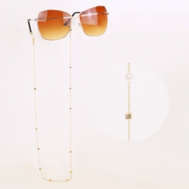 Łańcuszek do okularów z perełkami LO63