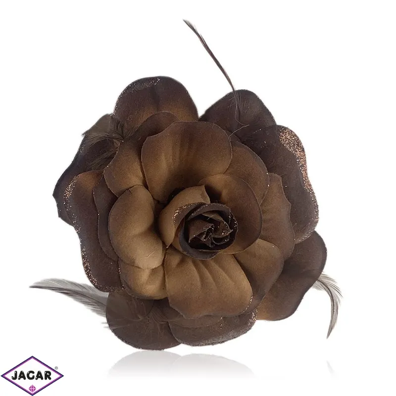 Broszka gumka kwiat 14cm BR2242 Broszka gumka kwiat 14cm BR2242
