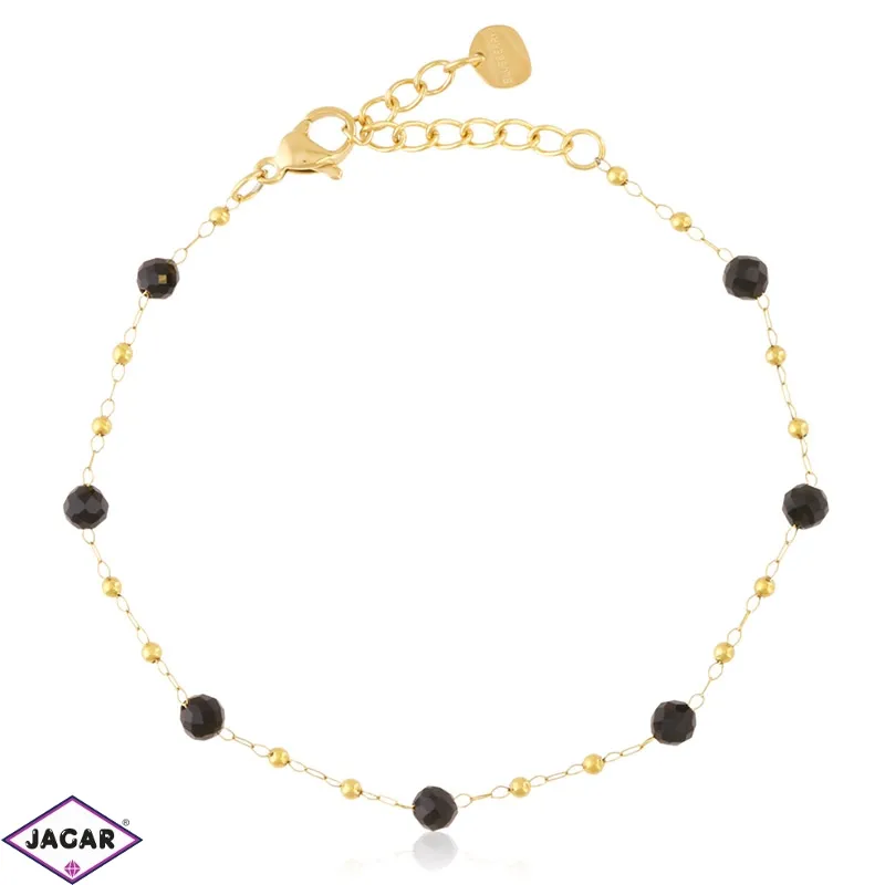 Bransoletka stalowa z koralikami Blueberry BP21518 Bransoletka stalowa z koralikami Blueberry BP21518