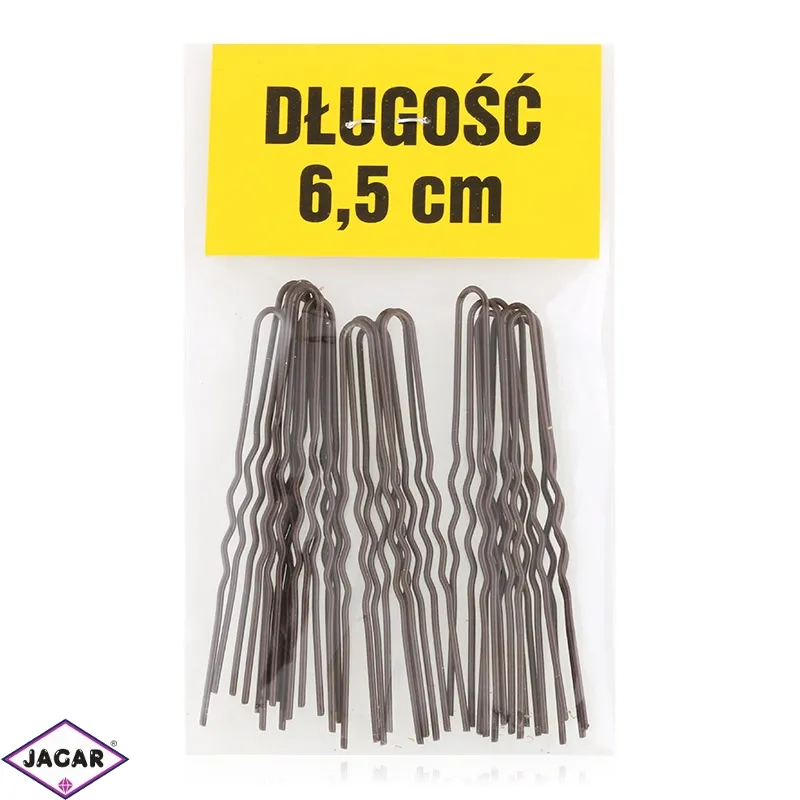 Szpilki do włosów brązowe 6,5cm 200szt/op WS203 Szpilki do włosów brązowe 6,5cm 200szt/op WS203