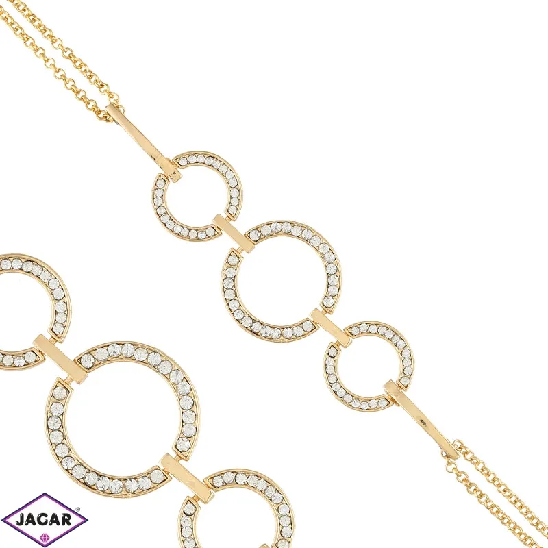 Bransoletka - kryształowe koła - BRA1265 Bransoletka - kryształowe koła - BRA1265