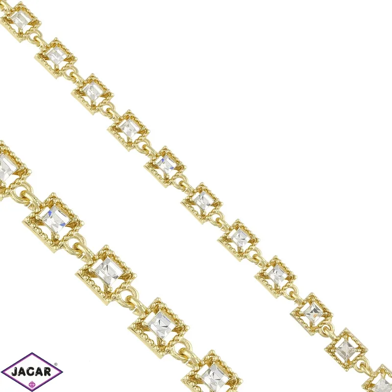 Bransoletka z białymi kryształkami - BRA1272 Bransoletka z białymi kryształkami - BRA1272