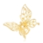 Klamry motylki złote 6,5cm 6szt/op SZ778