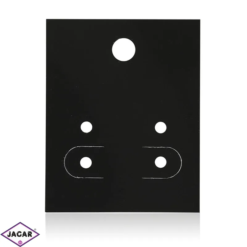 Etykietki jubilerskie czarne (100sztuk) 5x4cm KJ9 Etykietki jubilerskie czarne (100sztuk) 5x4cm KJ9