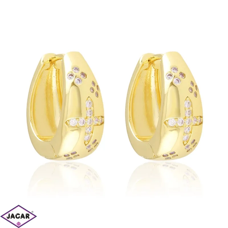 Kolczyki codzienne z kryształkami 14K EAP43006