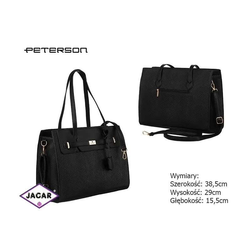 Torebka damska PU PTN R-1907 Black TD1312