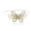 Opaski białe z motylkiem 12szt/op OPS2203