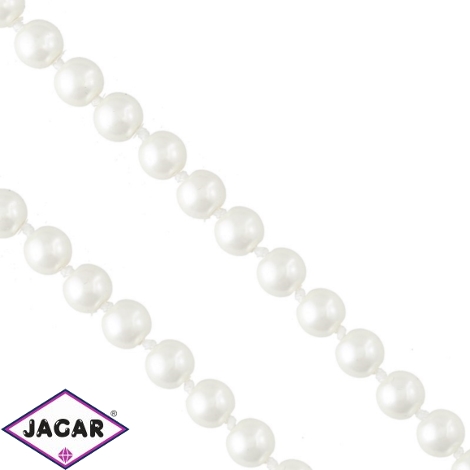 Naszyjnik długa perła 150cm biała NA3091