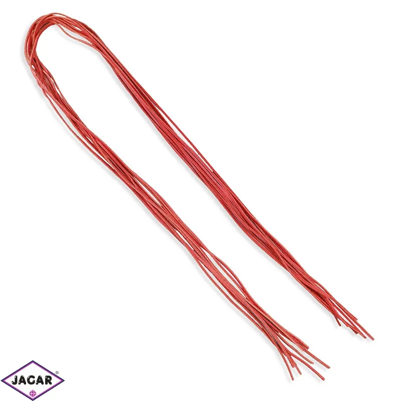 Rzemień koloru czerwonego - 0,2cm 10szt/op - RZE04 Rzemień koloru czerwonego - 0,2cm 10szt/op - RZE04