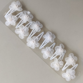 Spink pyki kwiatki białe 12szt/op OS2171