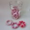 Gumki mini w pudełku pink 15szt/op OG2228