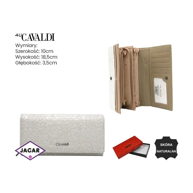Portfel damski skóra+PU PX20 ESY Beige P2561 Portfel damski skóra+PU PX20 ESY Beige P2561