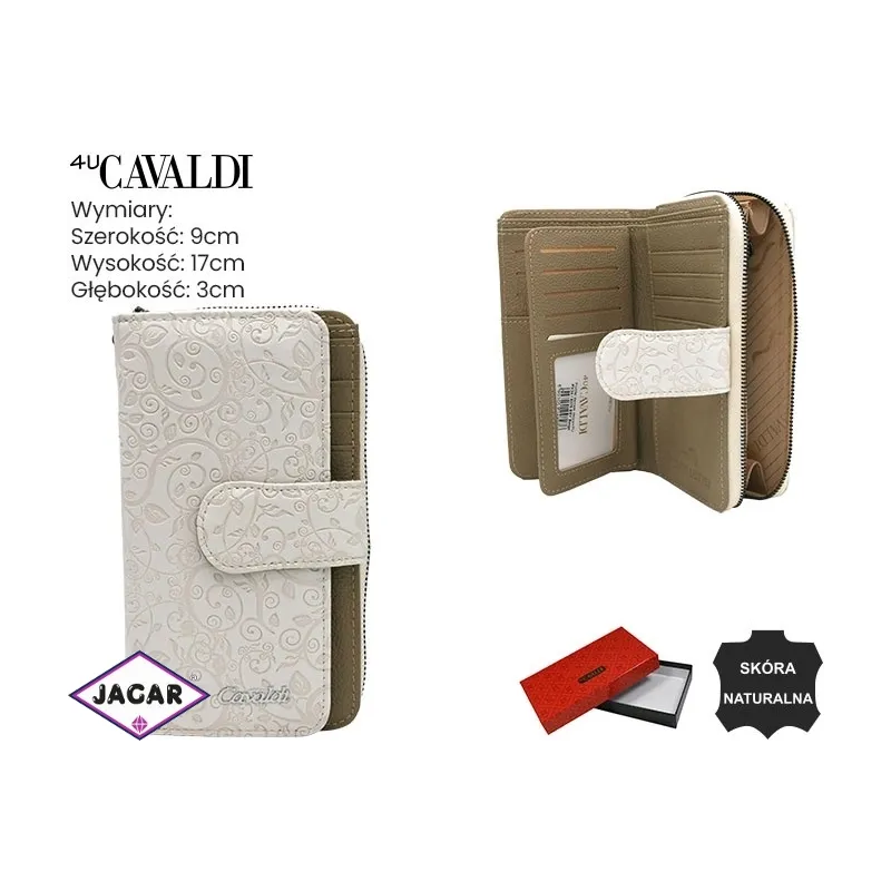 Portfel damski skóra+PU PX34 ESY Beige P2567 Portfel damski skóra+PU PX34 ESY Beige P2567