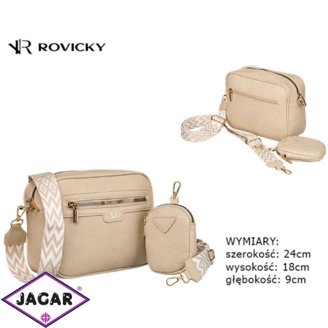 Torebka skóra ekologiczna R-KP-05-F19 Beige TD1111