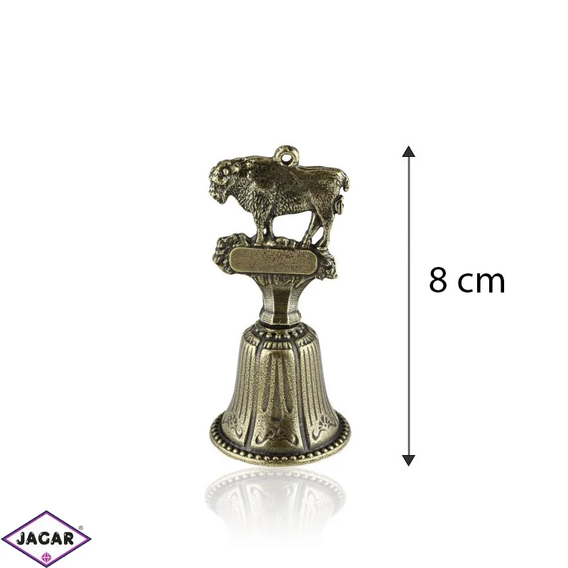 Figurka metalowa dzwonek - żubr FR286 Figurka metalowa dzwonek - żubr FR286