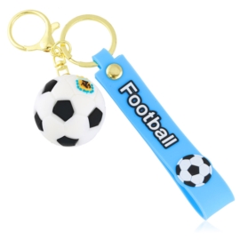 Brelok silikonowy football PU984