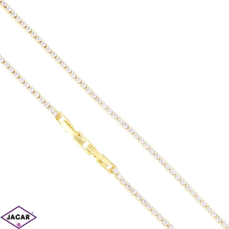 Bransoletka z kryształkami 14k BP22003