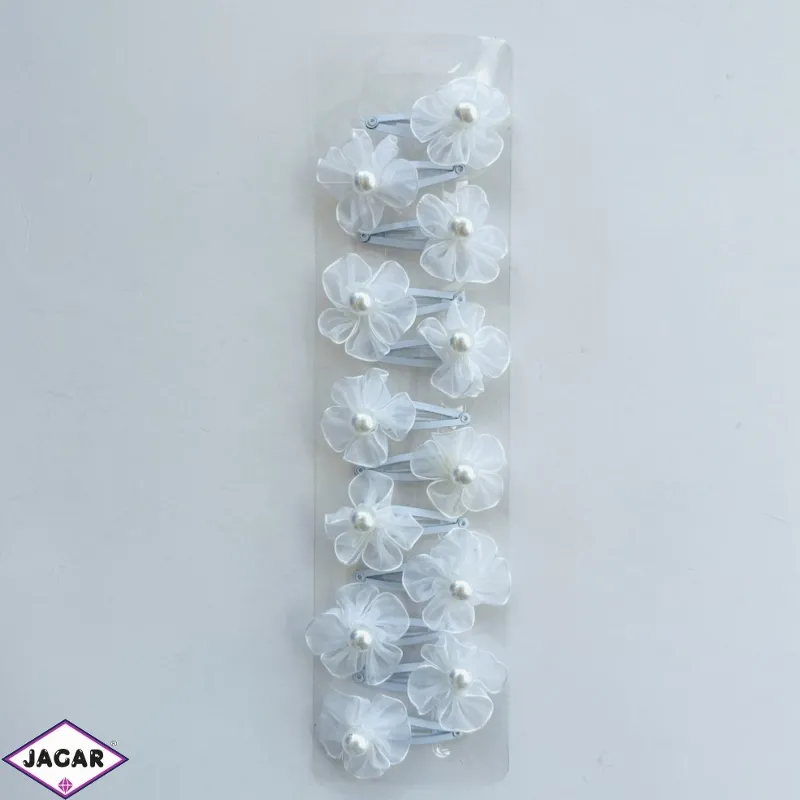 Spinki z kwiatkami 12szt/op OS2441 Spinki z kwiatkami 12szt/op OS2441