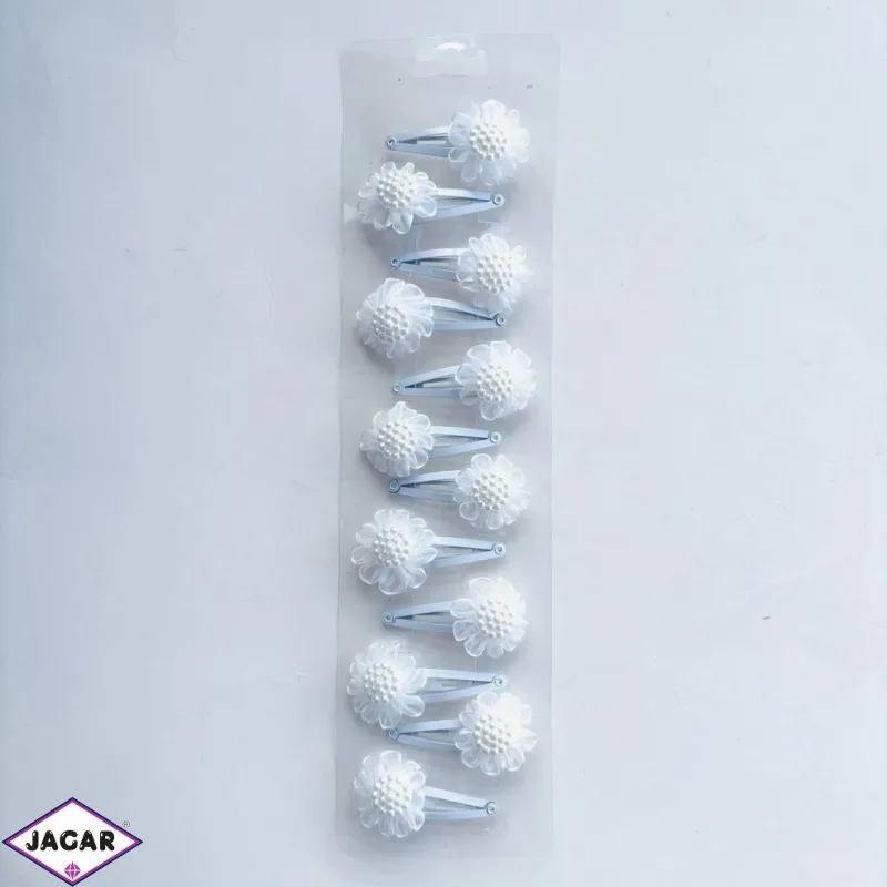 Spinki z kwiatkami 12szt/op OS2442 Spinki z kwiatkami 12szt/op OS2442