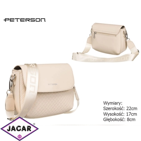 Torebka damska PU PTN 6455 Beige TD1165