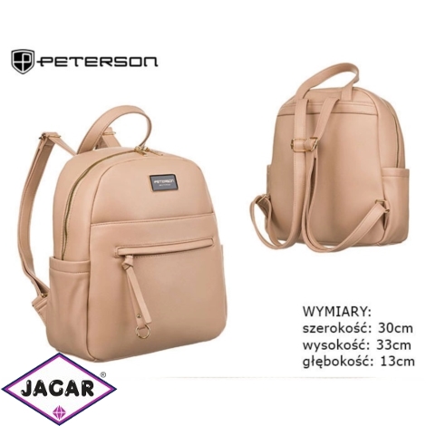 Plecak damski PU PTN T39013 d. Beige - PL462