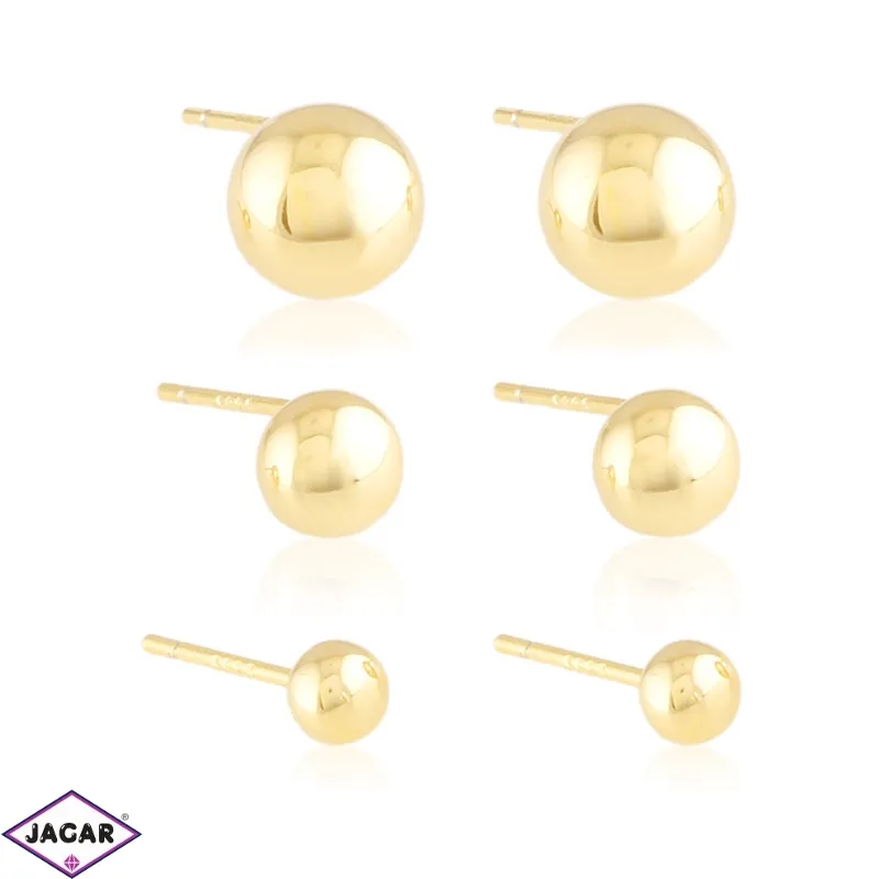 Kolczyki sztyfty 14k 3pary/op EAP43366