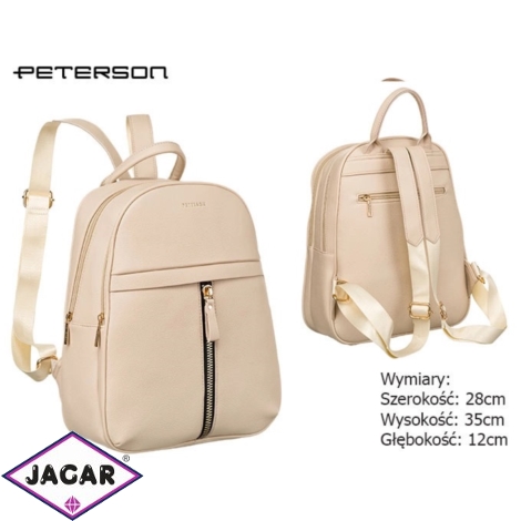 Plecak damski PU PTN G7486 D. Beige PL473