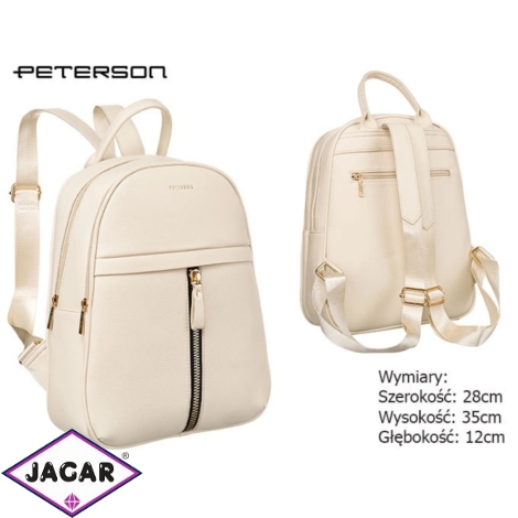 Plecak damski PU PTN G7486 L. Beige PL474