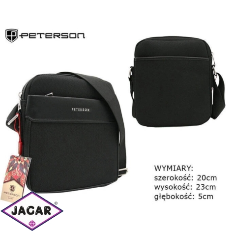 Torba męska PU PTN 788802 Black TM20