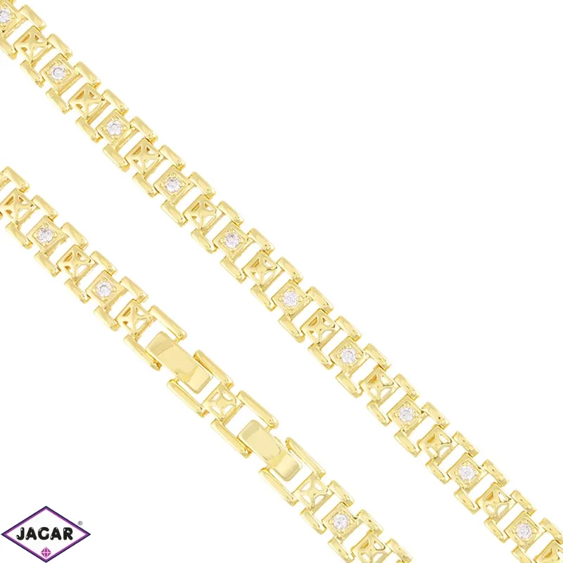 Bransoletka z kryształkami 14k BP22083 Bransoletka z kryształkami 14k BP22083