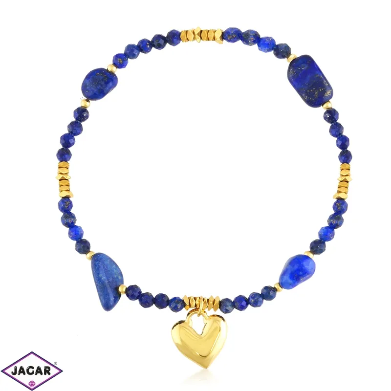 Bransoletka stalowa z koralikami Blueberry BP22096 Bransoletka stalowa z koralikami Blueberry BP22096