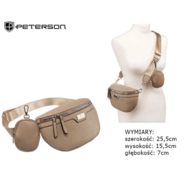 Saszetka nerka PTN NER-ALE-8 L.Beige TD1202