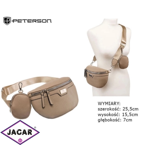 Saszetka nerka PTN NER-ALE-8 L.Beige TD1202