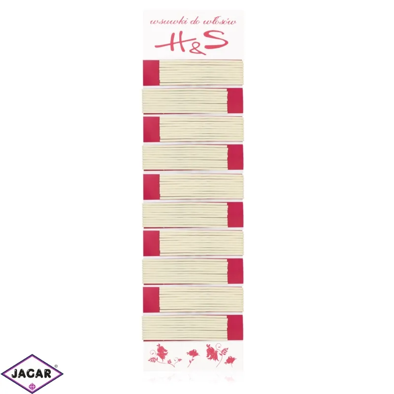 Wsuwki do włosów jasny blond długie 6cm WS105 Wsuwki do włosów jasny blond długie 6cm WS105