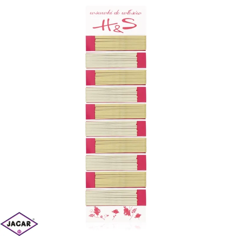 Wsuwki do włosów blond 2 kolory długie 6cm WS109 Wsuwki do włosów blond 2 kolory długie 6cm WS109