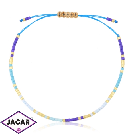 Bransoletka na sznurku z koralikami BRA5040