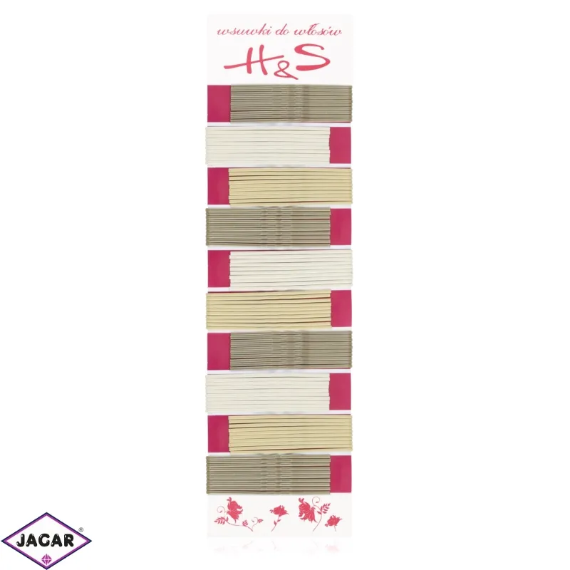 Wsuwki do włosów blond 3 kolory długie 6cm WS111 Wsuwki do włosów blond 3 kolory długie 6cm WS111