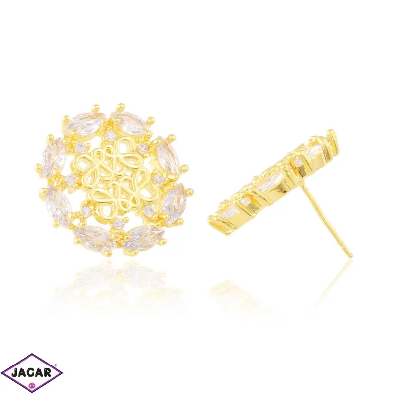 Kolczyki stalowe z kryształkami 14k EAP43558 Kolczyki stalowe z kryształkami 14k EAP43558