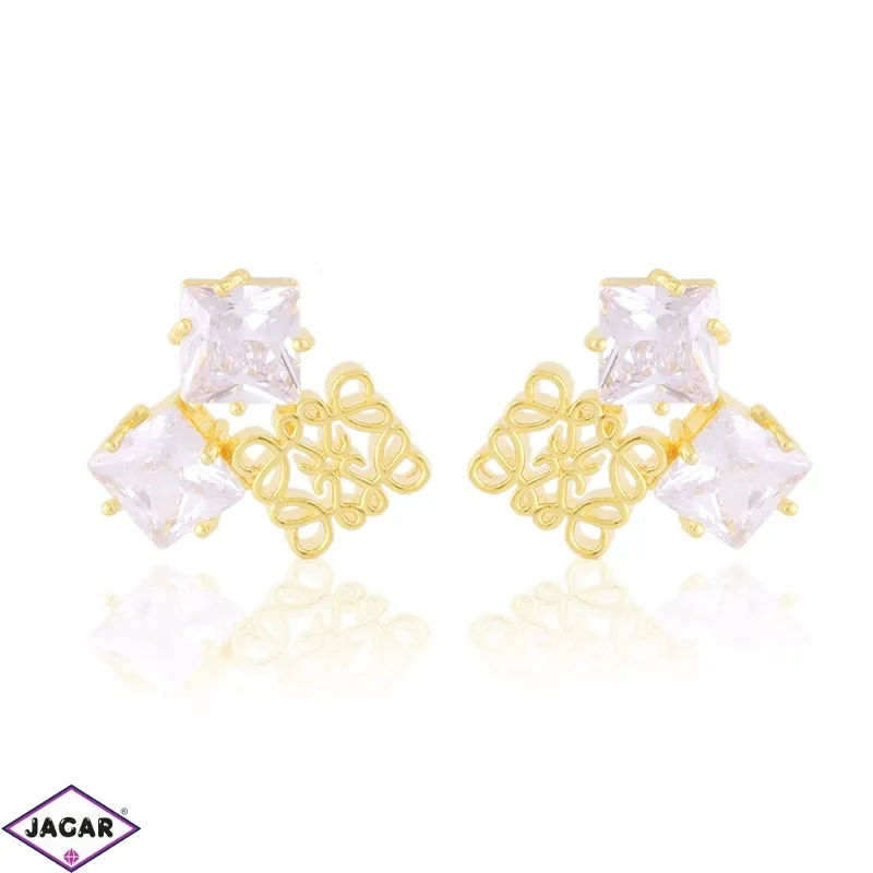 Kolczyki stalowe z kryształkami 14k EAP43559 Kolczyki stalowe z kryształkami 14k EAP43559