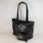 Torba damska shopper pikowana czarna TD1222