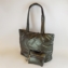 Torba damska shopper pikowana zielona TD1223