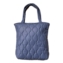 Torba damska shopper pikowana niebieska TD1227