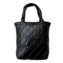 Torba damska shopper pikowana czarna TD1229