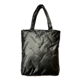 Torba damska shopper pikowana zielona TD1232