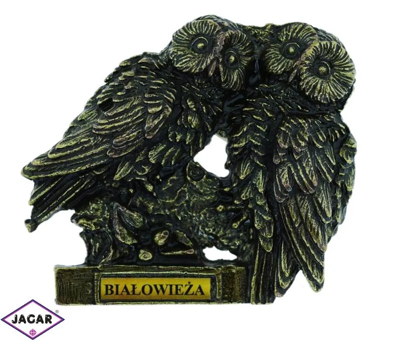 Figurka metalowa - sóweczki białowieskie - FR146 Figurka metalowa - sóweczki białowieskie - FR146